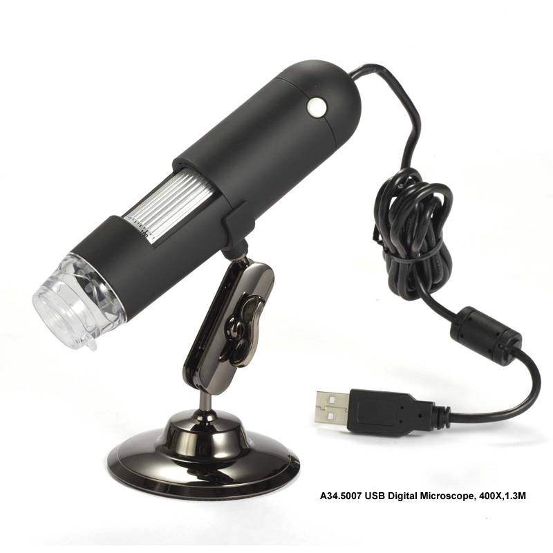USB Digital Microscope, 400X,1.3M