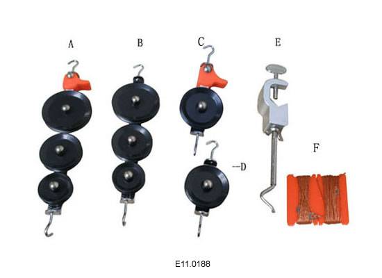 Pulley and Holder Set