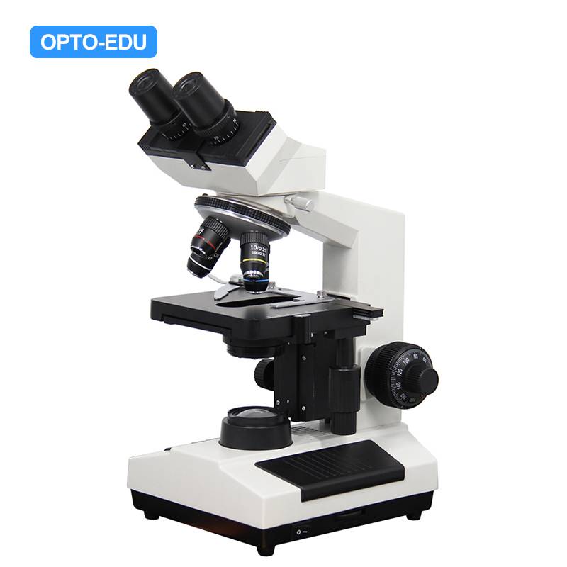 A11.1007-17W Laboratory Biological Microscope XSZ107BN, White Sliding Binocular Head