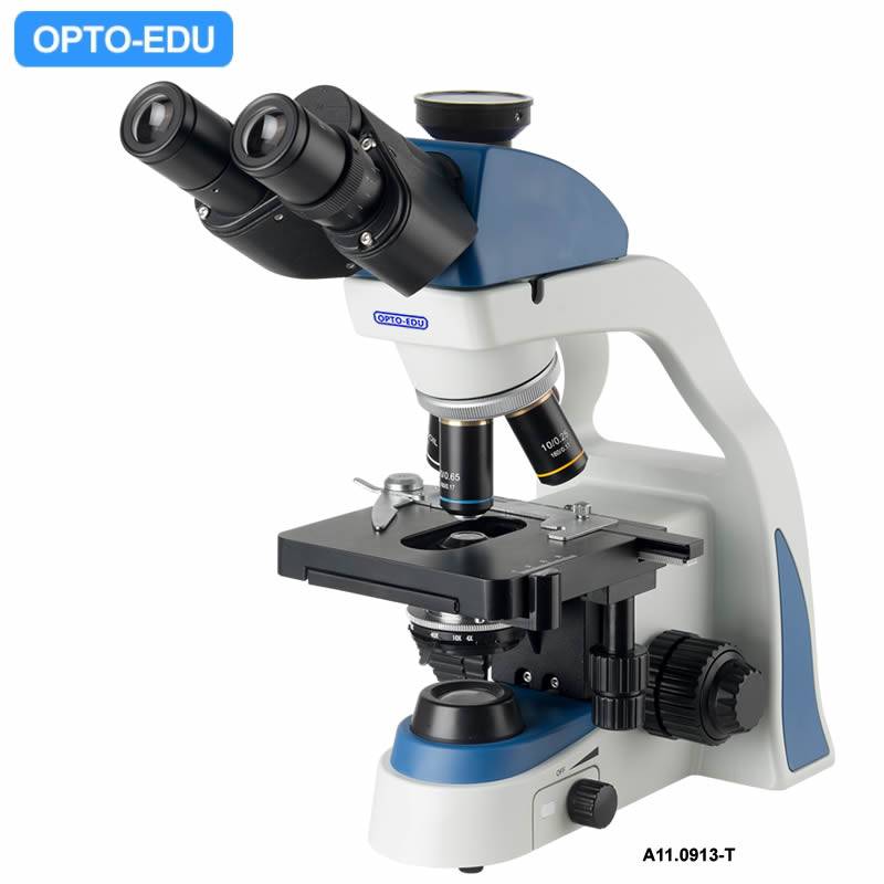 A11.0913-PT Student Biological Microscope, Trinocular, Plan