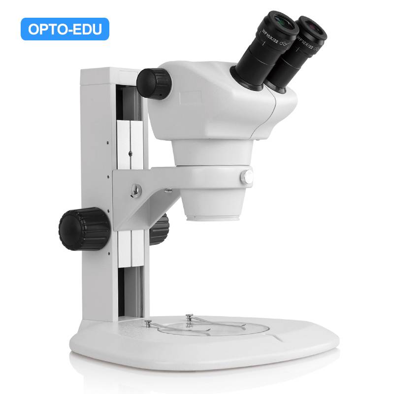 A23.1501-B1 Zoom Stereo Microscope, 0.8~5x, Binocular, Fan Stand No Light