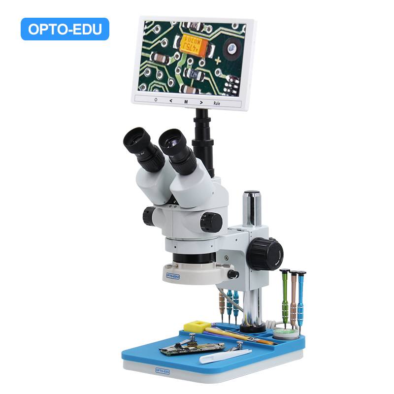 A23.3645N-R1L1 LCD Digital Zoom Stereo Microscope, Mobile Phone Repair