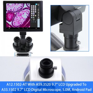 A12.1502-AT Laboratory Biological Microscope, Trinocular, Achromatic