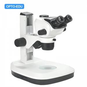 A23.2605-BL Zoom Stereo Microscope 0.65-5.3x