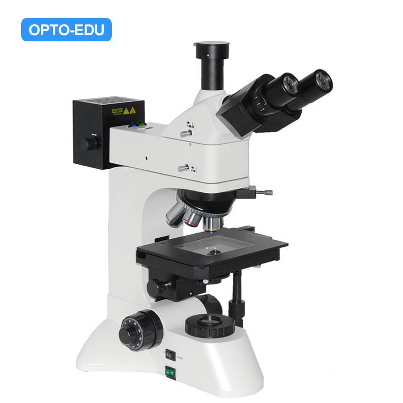 A13.0211-DIC Upright Metallurgical Microscope, Transmit & Reflect, BF, DIC, Polarizing