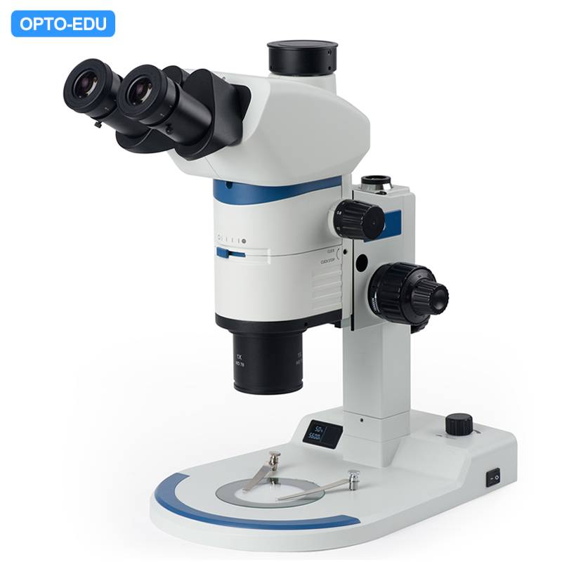 A23.0910-B10 Zoom Stereo Microscope, Parallel Light, 0.63x~8x,1:12.5