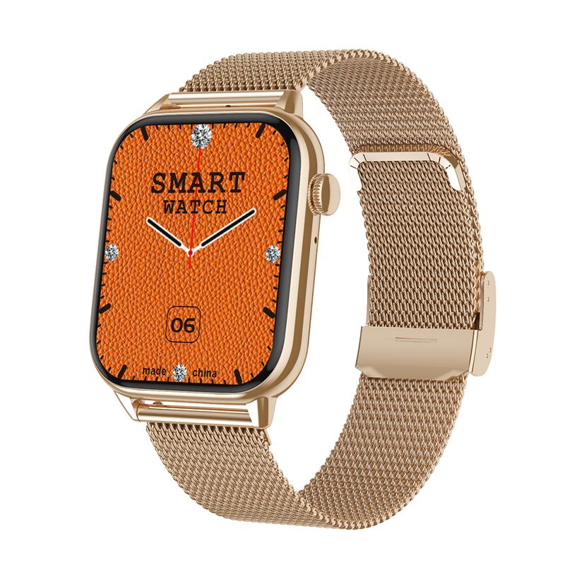 Stainless skrin kbir 1.9 pulzier bluetooth sejħa smart watch smartwatch Image Dehru