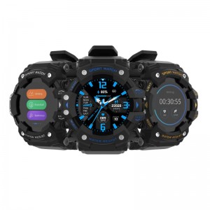 Outdoor 1.28 inch touch screen waterproof IP68 men sports smart watch