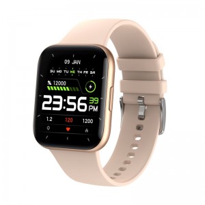 Duurzame full-display sporttracker 24-uurs hartslagmeting smartwatch