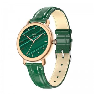 OEM ODM Smartwatch For Seniors Suppliers - Lady leather multi sport ECG blood pressure realtek smart watch – Orebo