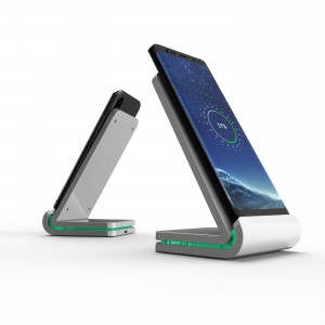 Rýchla bezdrôtová nabíjačka stojan bezdrôtové nabíjanie pre iphone, Samsung