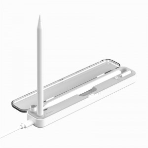 Kotak pensil ngecas nirkabel magnét pikeun pensil Apple 2 sareng pensil 1