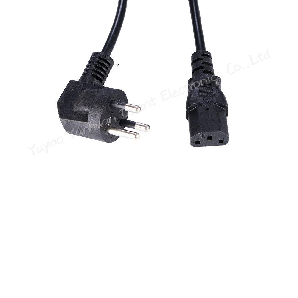 Thailand 3 pin plug Ku-IEC C13 AC Power Cords