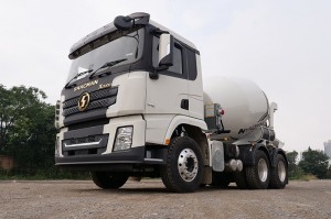Zdjela od 10 m³, Prijevoz betona visoke klase, Kamion miješalica Shacman-X3000