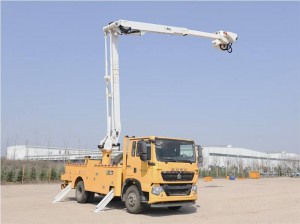 24-метров камион с въздушна работна платформа