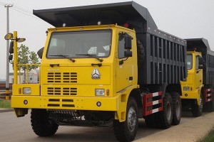 70 tonnás bányászati ​​teherautó