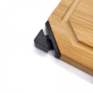 Bambusowe drewniane deski do krojenia z ostrzałką do noży