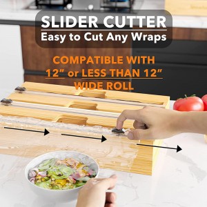 3 an 1 Bambus Wrap Organizer mat Cutter a Labels