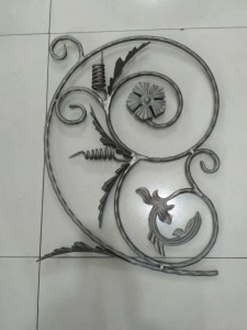 Wholesale China Metal Sheet Flower Quotes Pricelist - fencing and gate ornamental wrought iron decoration panel wrought iron rosettes  – ANBANG