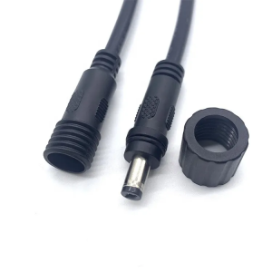 ຄຸນະພາບສູງ Electronic Male Female Cable DC Power Connector for PV Stamp Light