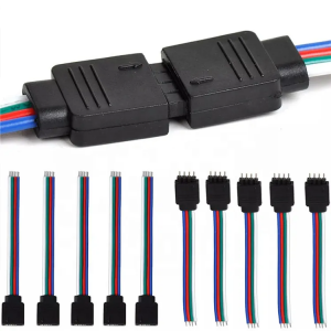 Manifattur OEM Female Male LED Cable RGB Connector Cable 10cm Wajer Elettriku