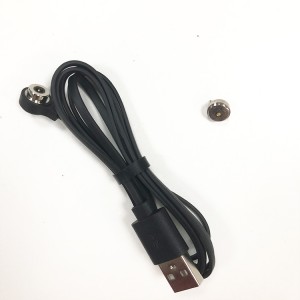 Magnetic Umuhuza Umugore Umugore Na USB Batteri Ihuza Socket Pogo Cable