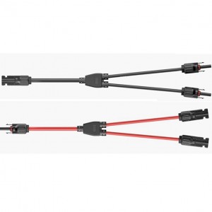 MC4 Y Салбар холбогч кабель MMF/FFM нарны хавтангийн кабель Фотоволтайк системийн зэрэгцээ