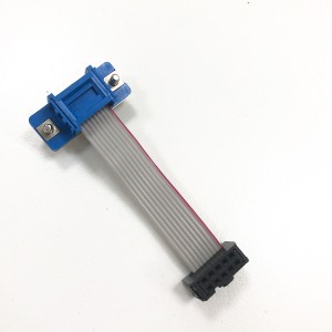 Adaptador DB9 para placa-mãe IDC, cabo plano de fita de montagem em painel serial OEM