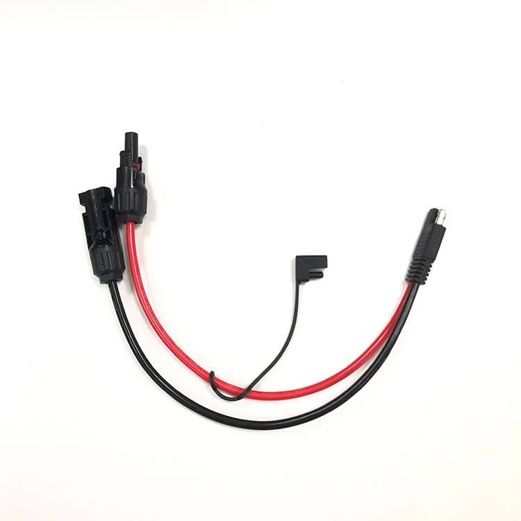 China SAE Connector to MC4 Solar Adapter 10AWG PV Extension Cable Wire for Solar  Panel System Manufacturer and Factory