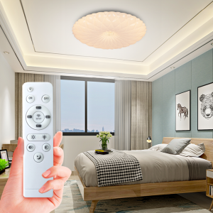 36W China manufacturer 2.4G app control round led ceiling lamp Chandelier Pendant Light Modern Simple design dimming ligh