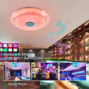 Modern recessed RGB LED Ceiling Light Home Lighting APP wifi  Music Bedroom Smart Ceiling Lamp Round Music Ceiling Light