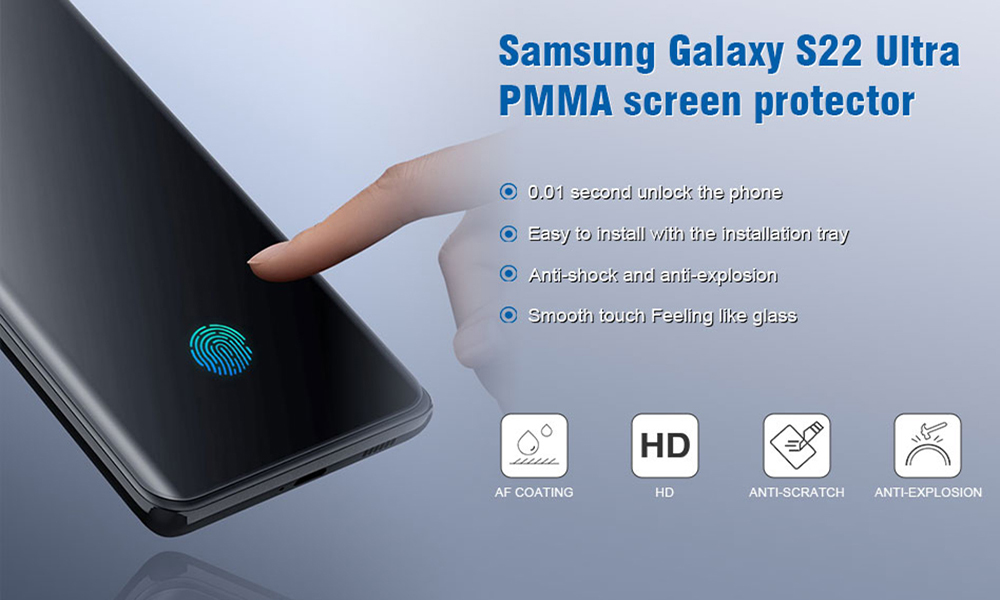PMMA-ultrasonic-fingerprint-unlocks-screen-protector