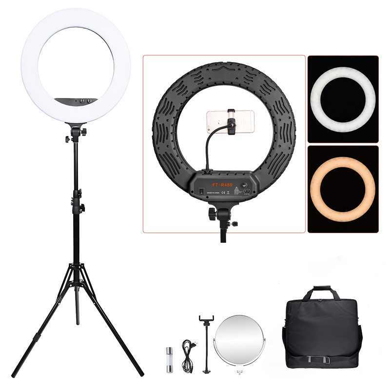 Universal Live Makeup Led Photography Selfie Ring Light Stand 5500k 10 Inch 18 Inch Fill Selfie Ring Light