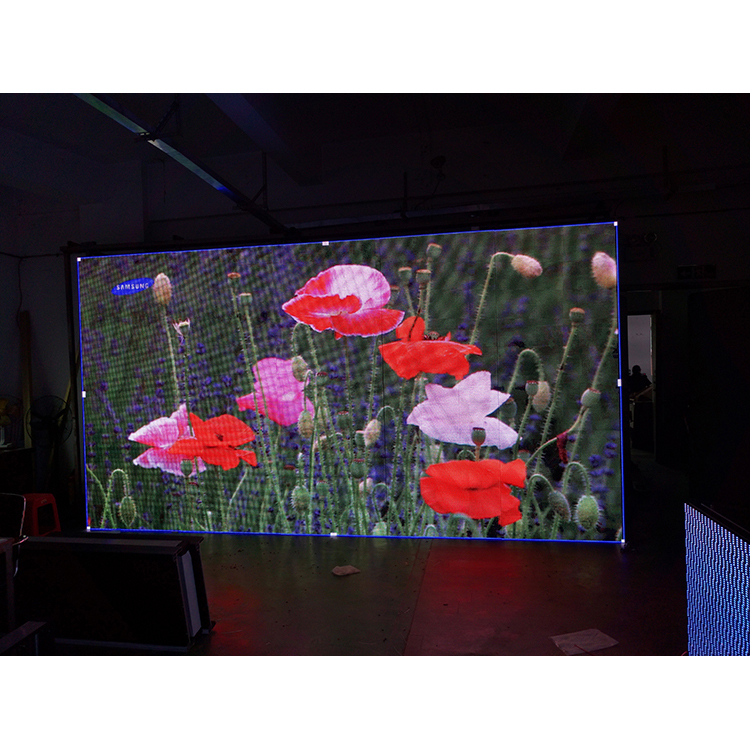 Sample advertising poster roll up lcd display smart led mirror chinese xvide rgb smd p2.5 indoor