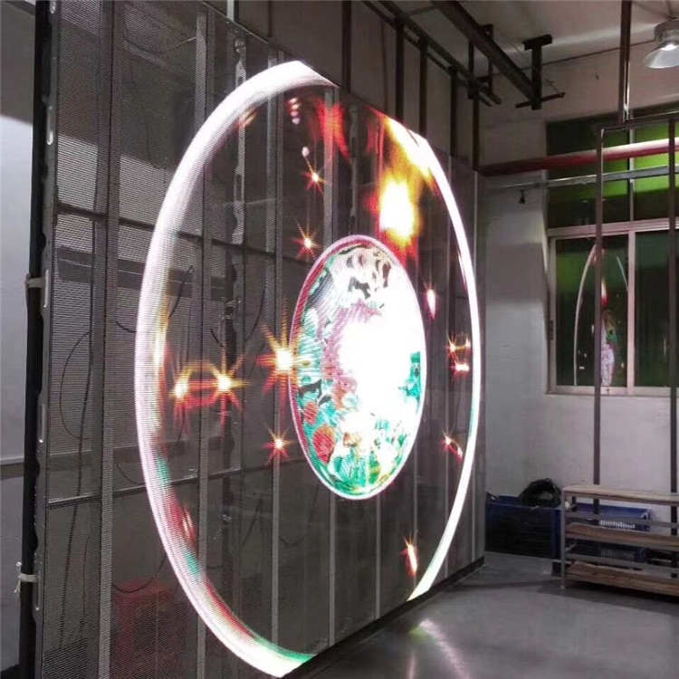 Hd Effect Led Display / Invisible Transparent Glass Display Led Screen