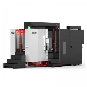 CNC 5-axis Horizontal Machining Center with Double Work Tables CP800