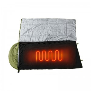 Heated sleeping bag