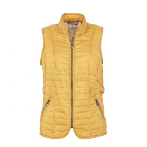 Casual wear winter women down vest ladies quilted gilet
