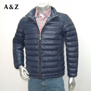 Mens Down Alternative Jacket Puffer Coat Packable Warm Insulation & Lightweight
