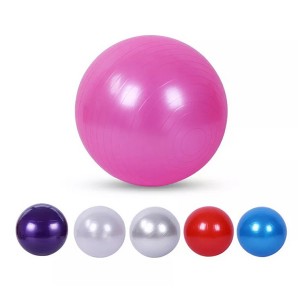 Reasonable price for Natural Rubber Yoga Mat - Exercise Ball Yoga Ball 55-75cm with Pump  – HANJIN