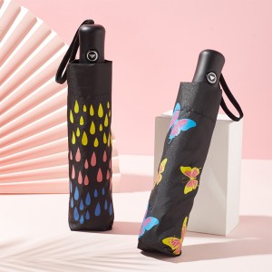 Az Ovida teljesen automatikus, személyre szabott logó esernyő-promóciós színváltó esernyőket nyomtat