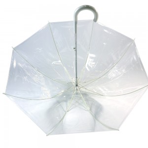 Ovida promosyon reklam logosu baskılar ucuz kubbe şemsiye plastik kabarcık şemsiye şeffaf şeffaf PVC şemsiye