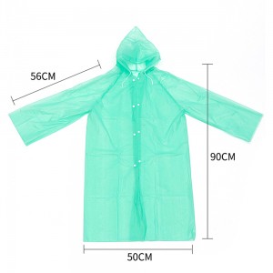 Ovida 2021 yağmurluk su geçirmez Eva Yağmur giyim moda çocuk yağmurlukları şeffaf pançolar