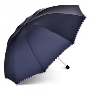 OVIDA 3 hopfällbart manuellt paraply ny design med typ modeparaply