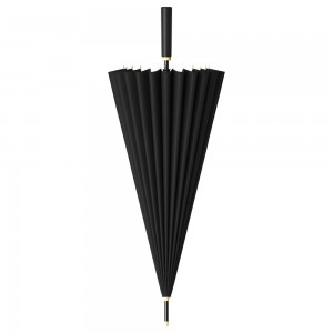 Paraguas de golf grande Ovida 24K Huesos de fibra de vidrio fuertes Impermeable Mango largo Paraguas de hombres de negocios