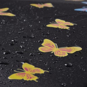 Ovida pinuh otomatis logo ngaropéa prints payung promosi warna ngarobah payung