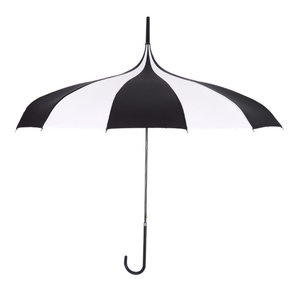 Ovida 22″*16K håndåpen 8 farger pagodeformet paraply Parasoll rett paraplypagode