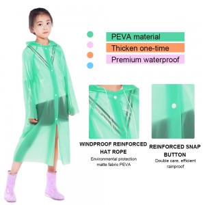 Jas hujan Ovida 2021 waterproof Eva Rain memakai fashion kids jas hujan ponco transparan