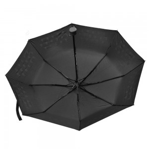 OVIDA 3 opklapbere spesjale hânmjittich paraplu reinbôge kleurferoaring yn reinige dei paraplu