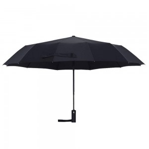 OVIDA 3 skladací automatický dáždnik vetruodolný 12 silných rebier veľký dáždnik